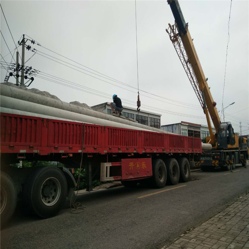 安徽淮南市壽縣瓦埠鎮渡口15米電桿電線(xiàn)桿到位